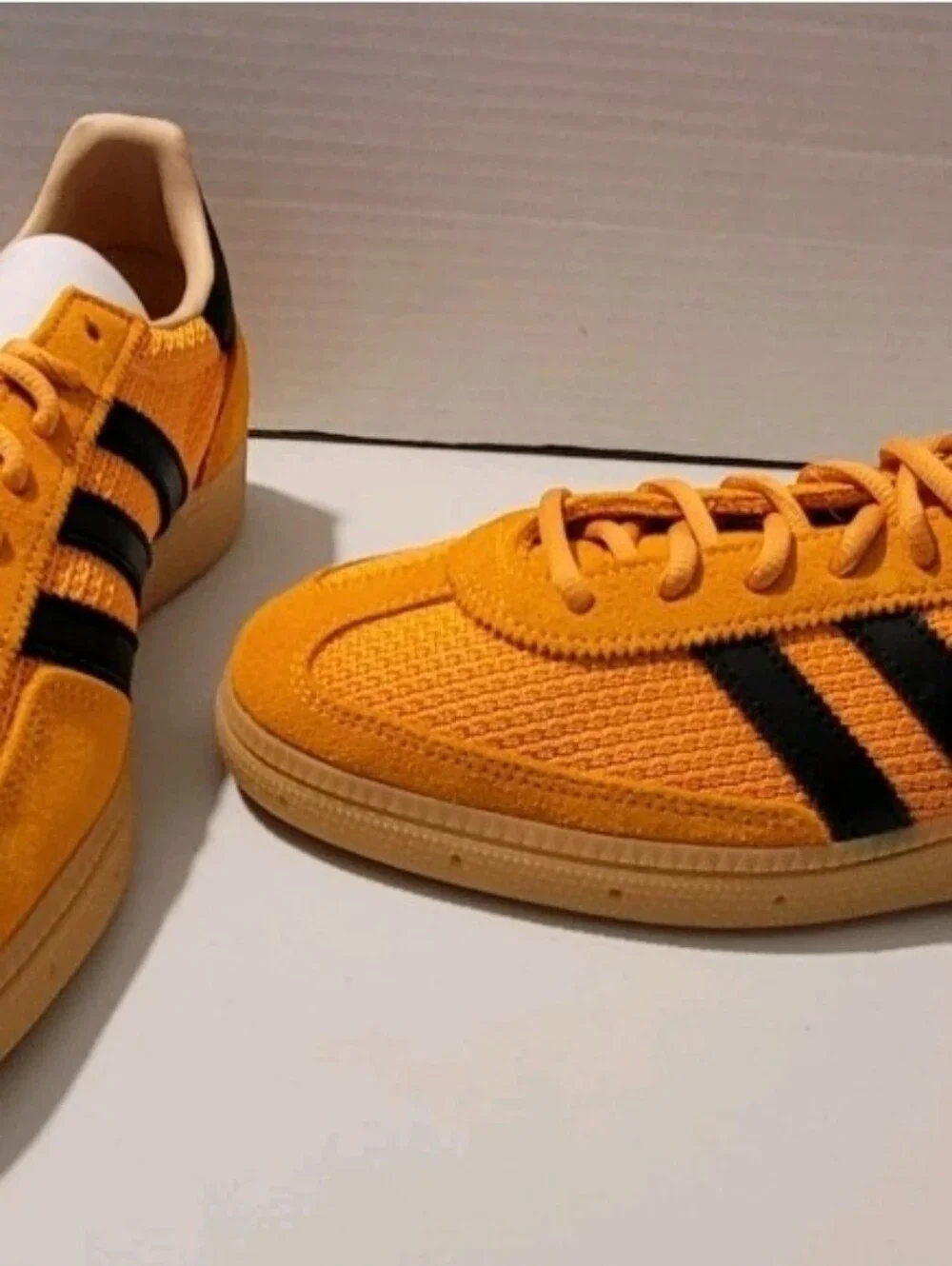 Men's Adidas Handball Spezial Crew Orange & Black 8.5